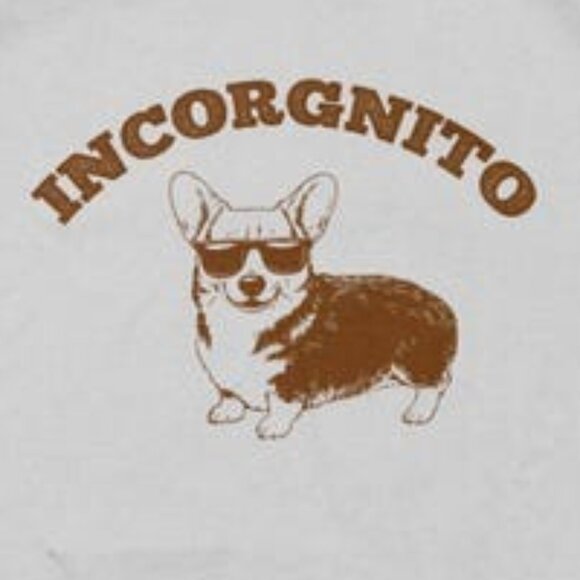 Corgi t-shirt, Incorgnito tee, funny dog lover shirt - Picture 2 of 4